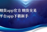 期货app官方 期货交易平台app下载新手
